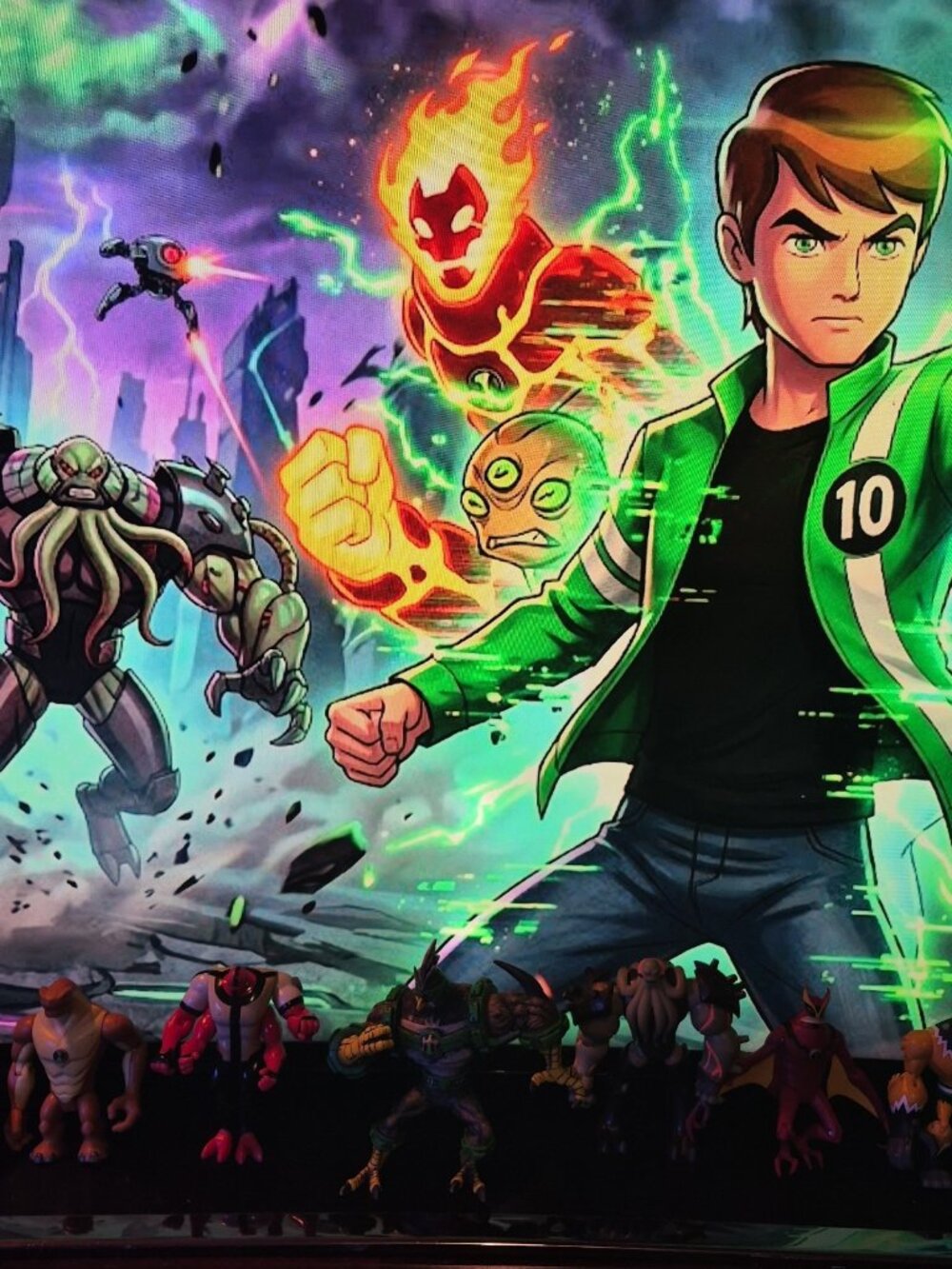 Ben 10 Action Figure Lot (7 Figures) Loose Vintage Modern Toy Bundle